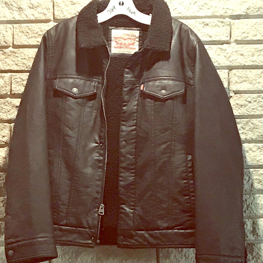 Levi Faux Leather Jacket